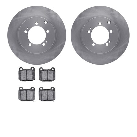 6502-72218, Rotors With 5000 Advanced Brake Pads
